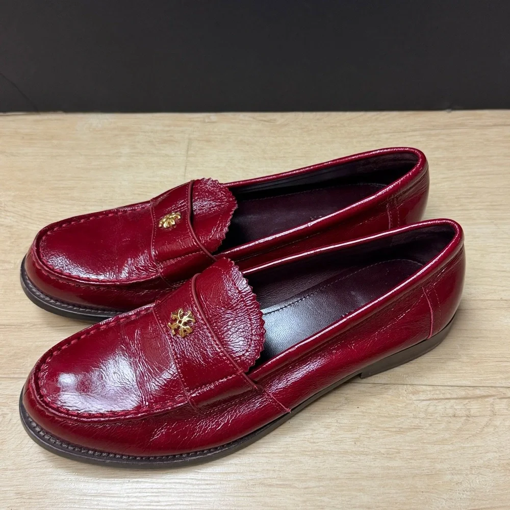 TORY BURCH - Classic Loafer - Crimson Red